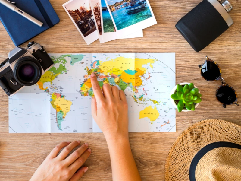 旅程プランニングの様子