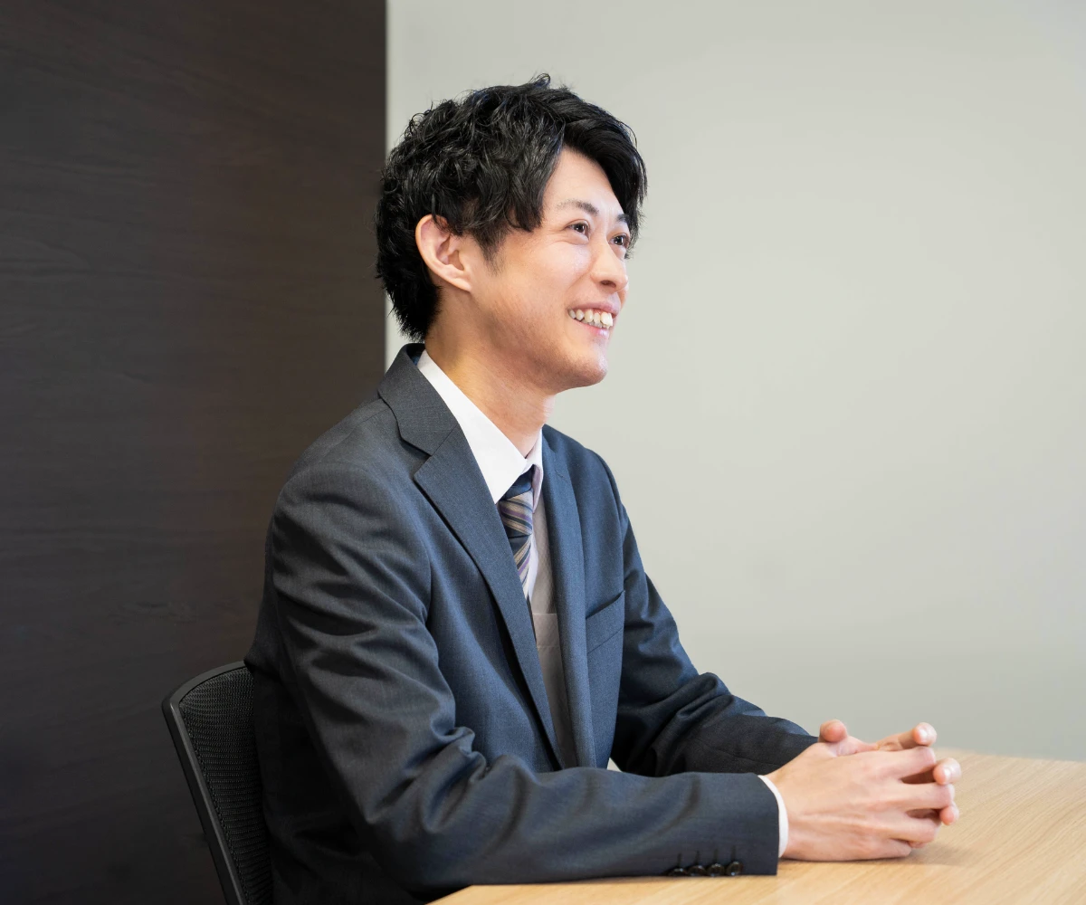 法人営業部社員のポートレート