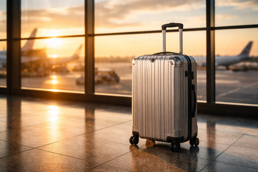 休日の旅行を楽しむイメージ